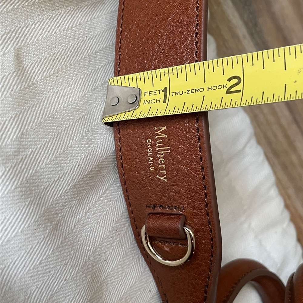 Mulberry Mini Bayswater Legacy Tote in Oak Vegetable Tanned Leather - Picture 15 of 16